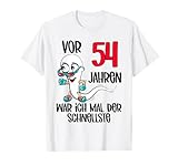 Vor 54 Jahren war ich mal der Schnellste 54. Geburtstag Mann T-Shirt