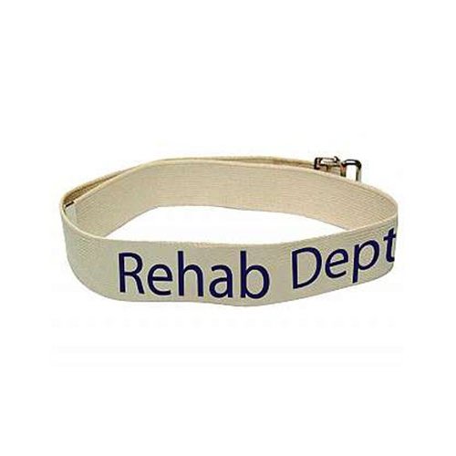 Kinsman 80744 Department Labeled Gait Belt, Mental Rehab Dept, Shape, Natural ()
