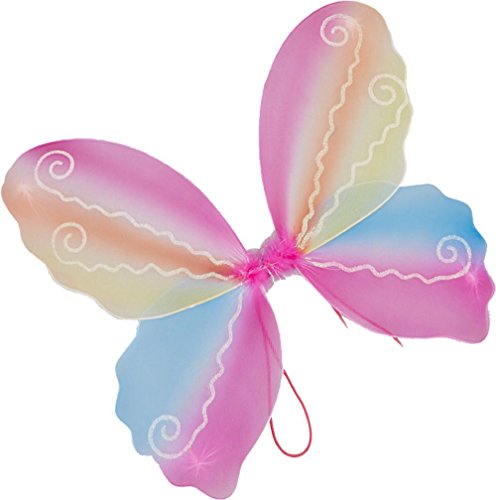 Wenchoice Girl's Rainbow Feather Wings One Size