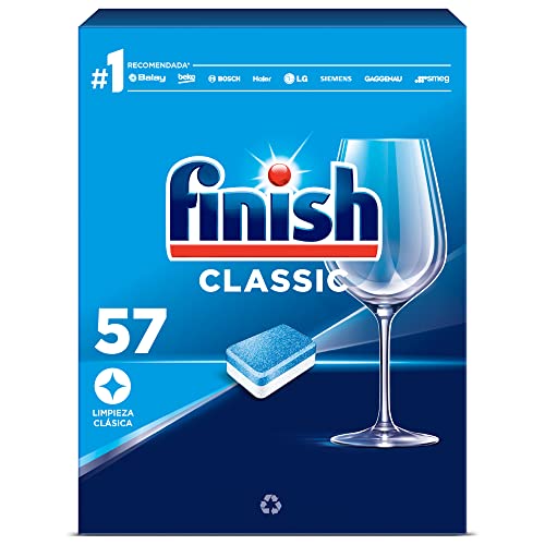 Finish Pastillas para el Lavavajillas, limpieza clásica, 57 Lavados