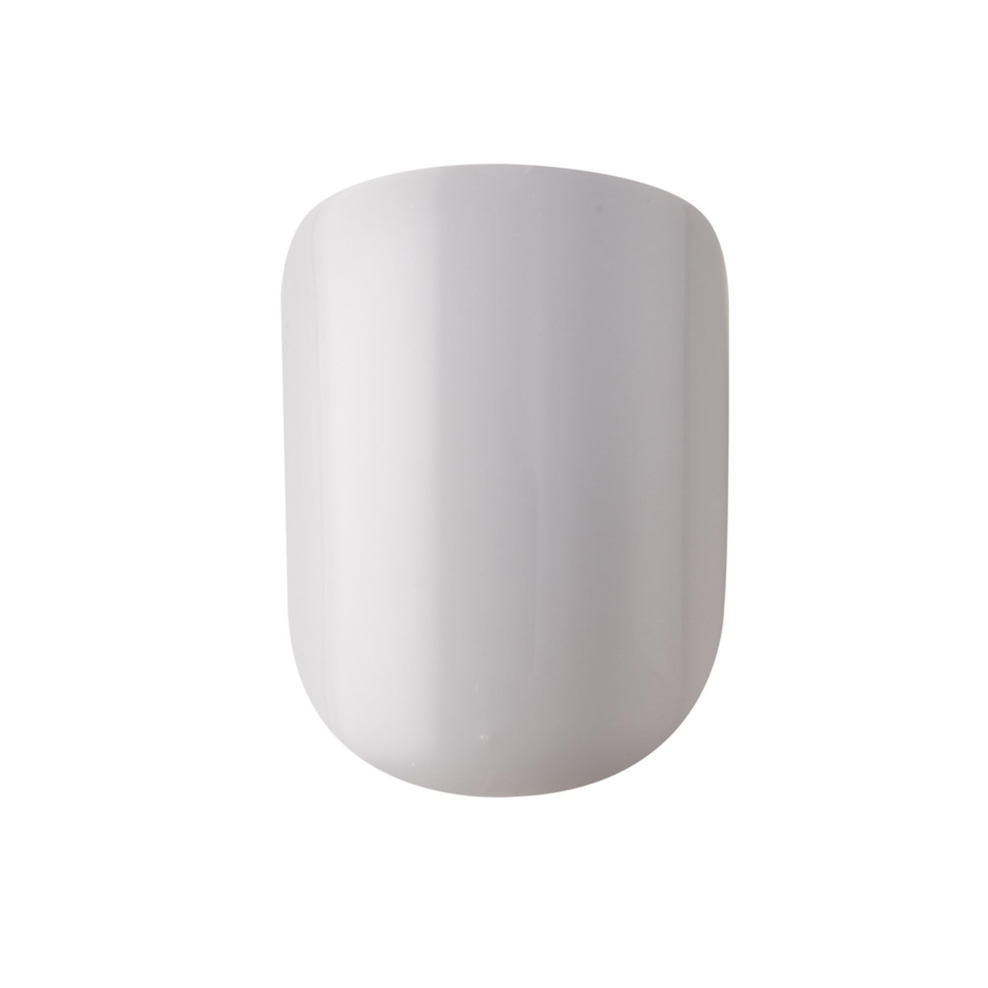 KISS imPRESS Manicure, Knock Out, sztuczne paznokcie samoprzylepne, kwadratowe, krótkie, z technologią PureFit, 30 sztucznych paznokci, mini pilnik, patyczek do skórek, instrukcja