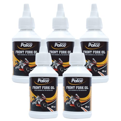 Image of PALCO PAL FRONT FORK OIL | Suspension Fork Fluid | Shock Absorber Oil for Comfortable Ride | Superior Damping Performance, and long-lasting suspension Oil 350 ml (Pack of 5)