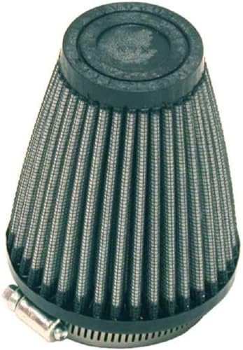 K&N High-Flow Original Lifetime Universal Clamp-On Air Filter: High Performance, Premium, Washable: Flange Diameter: 2.25 In, Filter Height: 4 In, Flange Length: 0.625 In, Shape: Round Tapered, R-1260