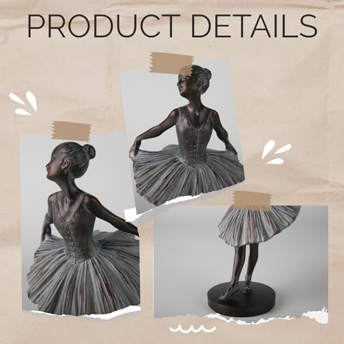 Ballerina figurines Grace4Joy statuette danseuse résine durable ne ternit pas