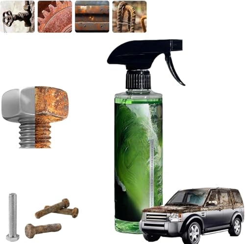 MMLLAOSW Spray antiruggine Multiuso da 400 ml Spray antiruggine rapido antiruggine Spray detergente Acido Ripristina la lucentezza del Tuo Metallo per Vari Metalli