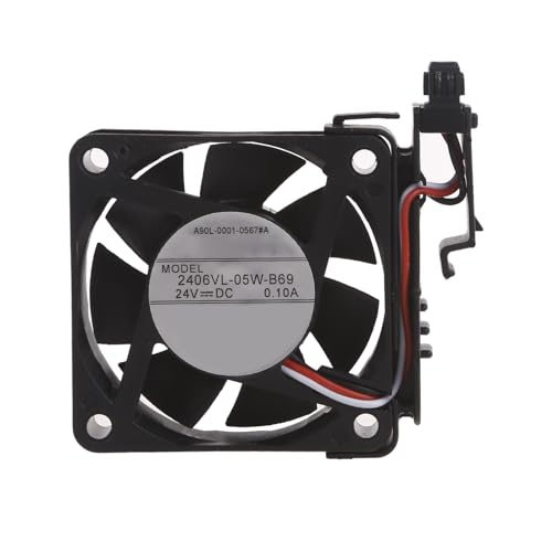 Ventilador 2406VL-05W-B69 de 24V y 0.10A con soportes incluidos para refrigeración interna de 60mm