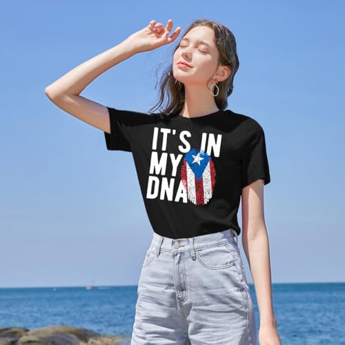 Puerto Rican Tshirt Women Puerto Rico Flag Pride Shirts Short Sleeve Tops3