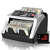 BillMaster BM6520 Money Counter Machine – Value Counting Cash Counter for USD EUR CAD MXN – Fake Bill Detector with Batch & Add – Large TFT Color Screen Bill Counter - US Service Team