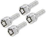 Caja de cuatro tornillos BC Corona TOR9930 Tornillos Antirrobo para Llantas, Set de 4
