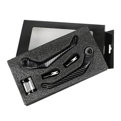 Protège-mains moto Z900 Z1000 en alu carbone pour leviers de frein