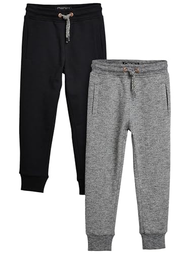 Pantalon jogging slim garçon (lot de 2) : l'essentiel pour le sport et l'école