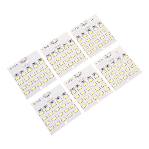 JECOMPRIS 6pezzi Lampada Led Usb Portatile Per Interni Auto Pannello Illuminante Con Led Accessori Camper e Illuminazione Per Casa e Campeggio