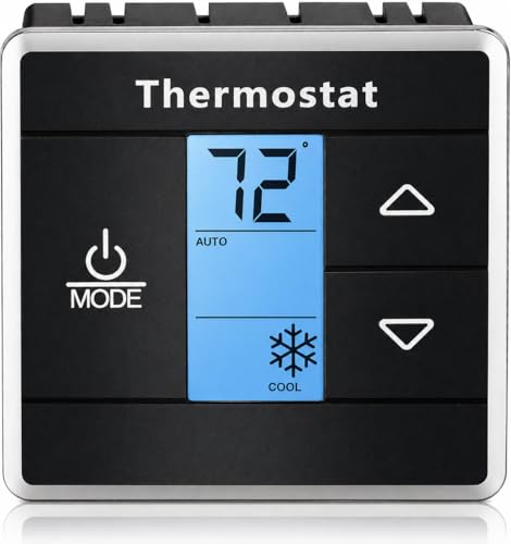 3316250.712 RV Single Zone Thermostat Compatible with Dometic RV Air Conditioner – Capacitive Touch Control, Digital Display Wall Thermostat for RV, Camper, Travel Trailer