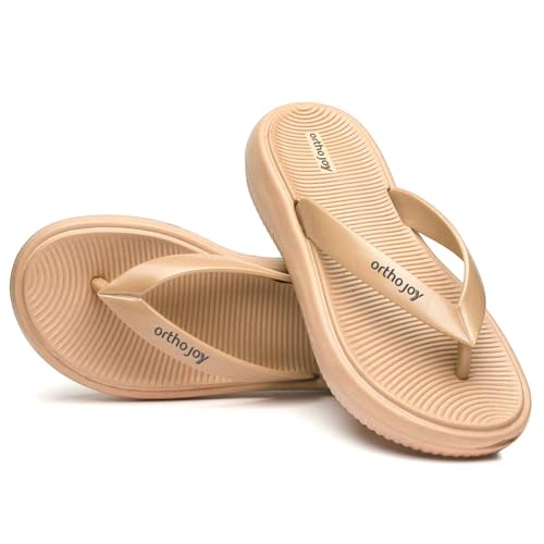 Image of ORTHO JOY EVA Slipper For Women || Soft Doctor Anti-Skid Slipper for Women || Slippers with Cushion Foot Bed || Anti-slip sole || Super flexible