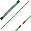 Seticek Golf Alignment Sticks 2 Pack,Upgraded 48″ Collapsible Alignment Stick Golf Training Aid for Aiming, Putting, Swing Trainer, Golf Training Sticks with Clear Tube Case
