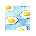 PKWKTKY Fried Egg Fashion Silk Head Scarfs for Women and Men, Bandana Hair Wrap Headscarf Lightweight Neck Scarves 22 x 22 Inch
