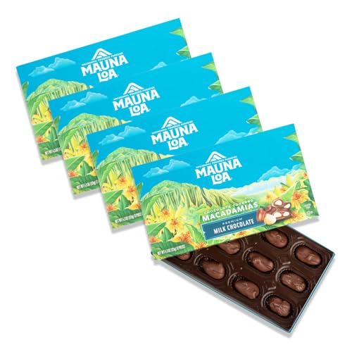 【MAUNA LOA公式】マウナロア Mauna Loa マカダミアナッツチョコレート マウンテン121g(4個入り)