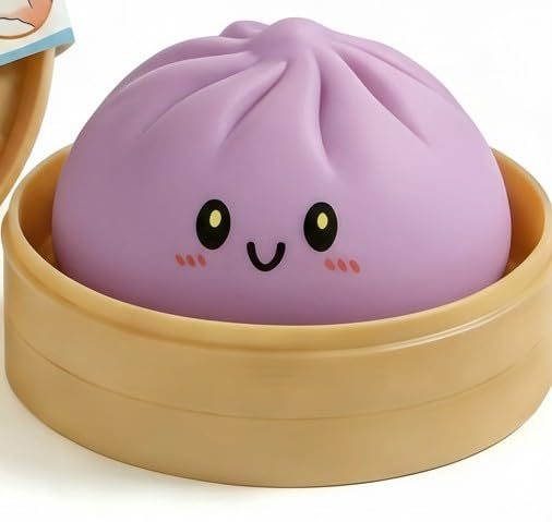 Image of Dumpling Squishy, Squishy Dumpling Mystery Box (Purple)