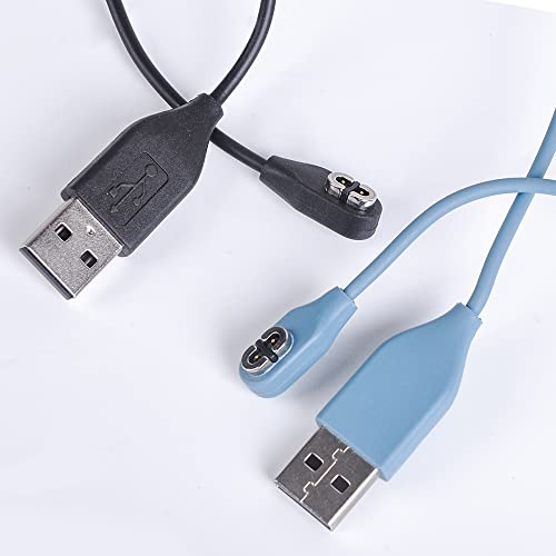 Image of Charging Cable for AfterShokz Aeropex AS800 & Shokz OpenRun Pro & OpenRun & OpenRun Mini & OpenComm, Magnetic USB Charger Cord for AfterShokz Aeropex Bone Conduction Headphones (USB(6 ft), Blue)