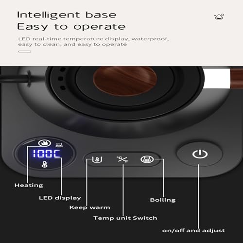 Tetera eléctrica Smart Gooseneck 1.1L acero inoxidable miniatura 4
