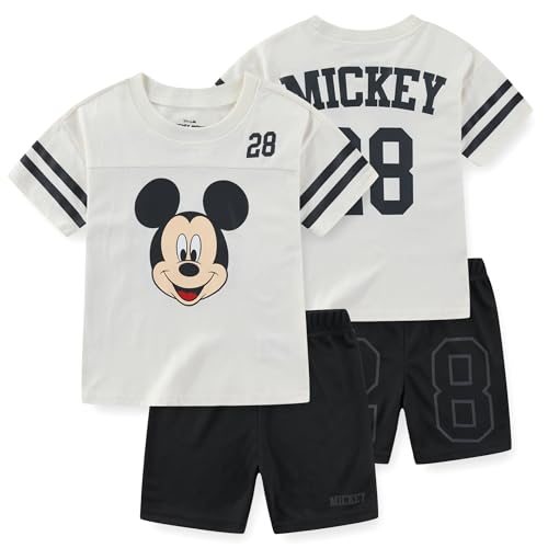 Disney Mickey Mouse Boys Short Sleeve T-Shirt and Mesh Short Set for Toddler and Big Kids - image 2