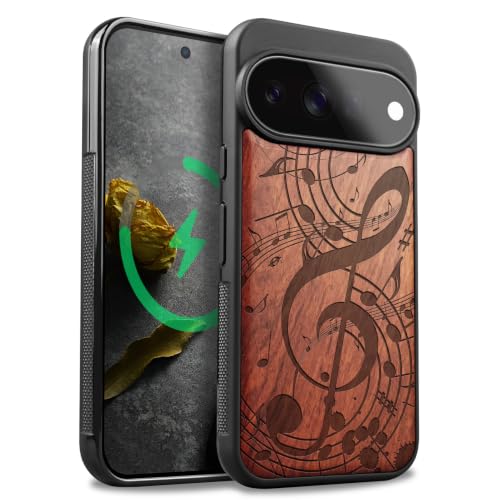 Étui pour Pixel 11 Pro en bois de rose : protégez votre smartphone au quotidien avec style