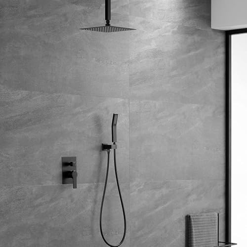 Douche de plafond 12 pouces combinée contre les variations de pression LWX - 3