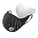 Produktbild AIRPOP Active+ Halo Gesichtsmaske Wiederverwendbar & Waschbar, Sensor für Luftqualität und Atmung, 4 Filter, 160 Stunden Tragezeit, Atmungsaktiver Gesichtsschutz, Kompatibel mit IOS-App, Schwarz/Gelb