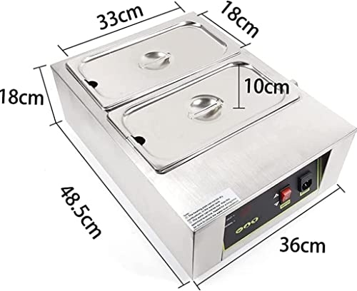 Máquina eléctrica para fundir chocolate con doble caldera miniatura 7