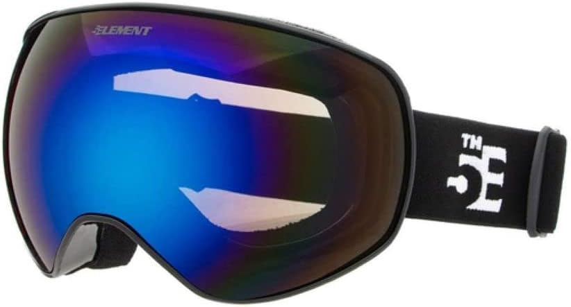 5th Element Reakt Goggle for Skiing and Snowboarding for Men and Adults-Spherical Lens and Anti-Fog Coating UV Protection