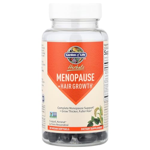 Garden of Life Herbals Menopause Supplement with S-equol & Trans-Resveratrol for Multi-Symptom Relief, Keranat for Thicker, Fuller Hair Growth – Non-GMO, Gluten-Free, Vegan, Berry Flavor, 30 Servings - Image 5