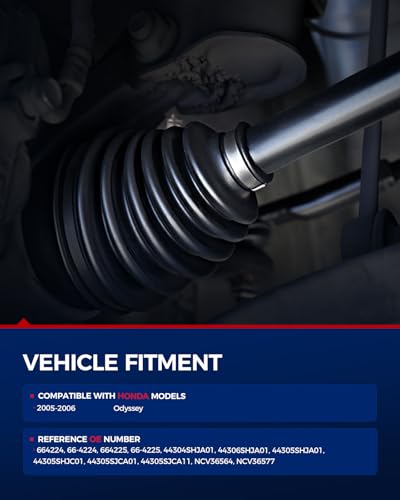 Image of KAX CV Axle Front Driver and Passenger Side for Honda