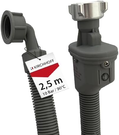 Bulevisiter Ablaufadapter Doppelanschluss Y-förmig Für Geschirrspüler & Waschmaschine, PVC, Einlass 18–24 Mm, Auslass 40 Mm Mit 2 Klemmen