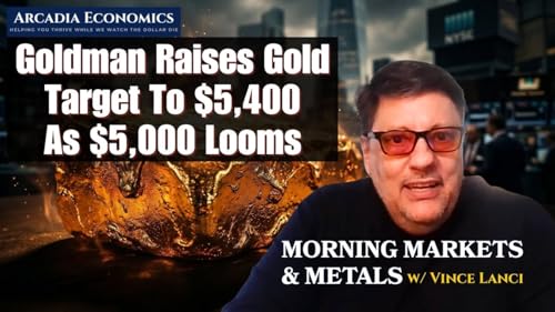 Goldman Raises Gold Target To $5,400, As Price Nears $5000 Level