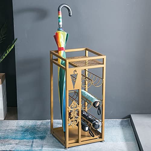Porte-parapluie multicouche en fer pour entrée et bureau - 7