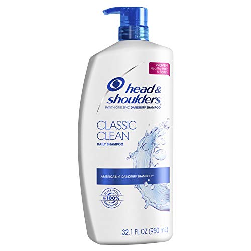 Head and Shoulders Classic Clean Daily-Use Anti-Dandruff Paraben Free Shampoo, 32.1 fl oz