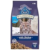 Blue Buffalo Wilderness Nature's Evolutionary Diet High-Protein, Grain-Free Natural Dry Food for Adult Cats, Chicken, 6-lb. Bag