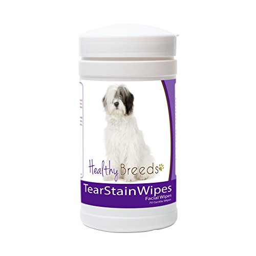 Image of Healthy Breeds Old English Sheepdog Tear Stain Wipes 70 Count