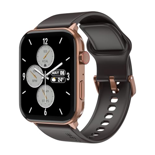 Image of Noise Icon 5 Smartwatch with AI Watch Faces & AI Search, 1.95 inch AMOLED Display, 10 Days Battery, Bluetooth Calling, 100+ Sports Modes, IP68 (Signature Brown)