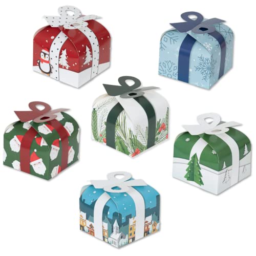 24 Pack Treat Boxes, Gable Boxes, Pre Assembled Christmas Gift