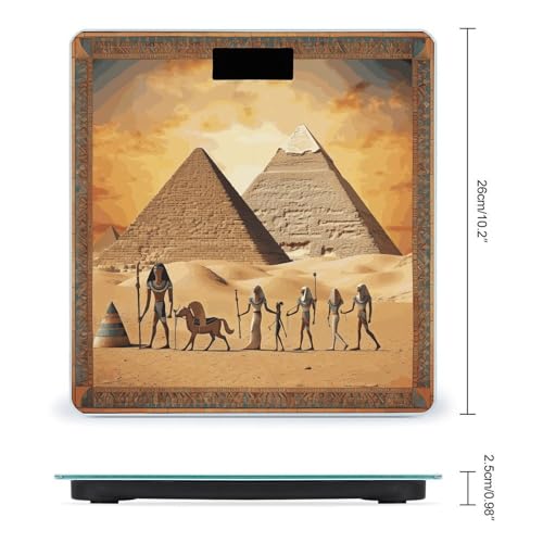 Báscula digital para baño de vidrio templado con pantalla LCD miniatura 2