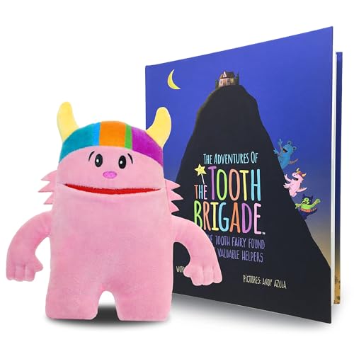 Ollie Monster Tooth Fairy Pillow and Book Set | 8