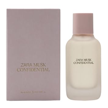 Zara Confidential Musk Perfume for Women Eau de Parfum Elegant Fragrance with Mandarin Orange Sensual Vanilla and Musk 100 ml 3.4 fl oz