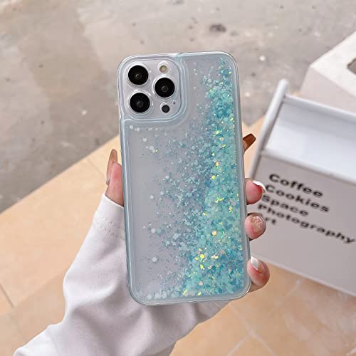 Tivenfezk Fluorescerande iPhone 12 Mini Fodral med Glitter, Lila