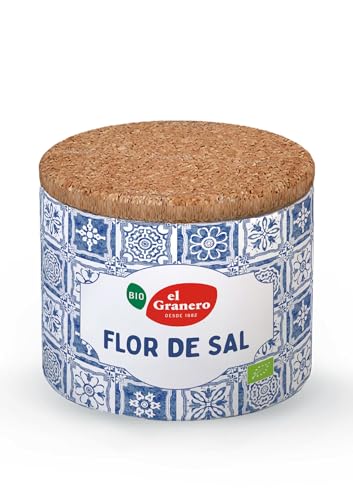 EL GRANERO INTEGRAL - Flor de Sal del Atlántico 125 g - Sal Marina 100% Natural - Perfecta para Carnes, Pescados, Verduras y más
