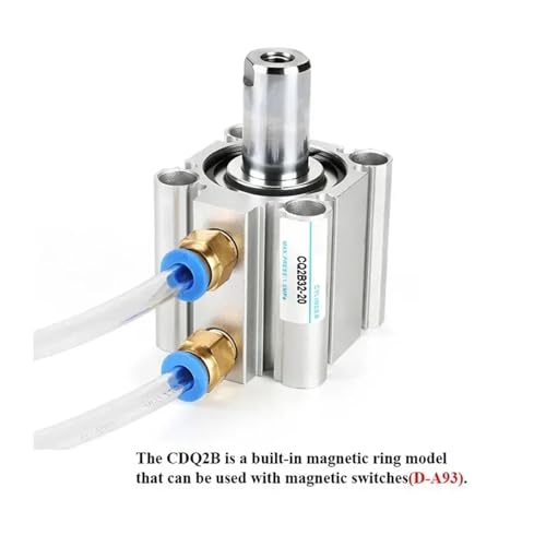 Vérin compact à double effet CQ2B finition haute précision pour usine - 4