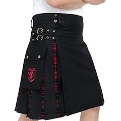 Black Cotton & Macdonald Tartan