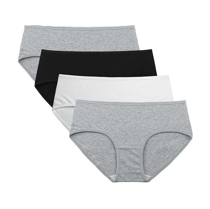 SunFlux® Soft Cotton Hipster Panty for Women |Underwear for Ladies |Briefs for Girls |Daily use Panty |Breathable Full Coverage Underpants |Combo Pack of 4-picture-48