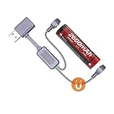 Conveniente y rápido: USB Powered Max corriente de carga de 1000 mA, de forma automática activar 0 V recargable
