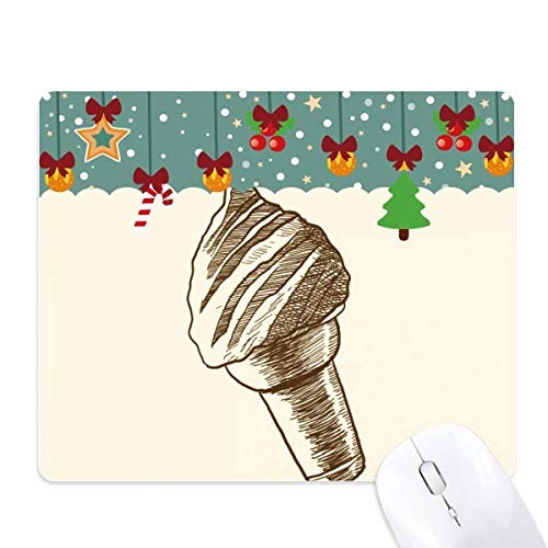 Tapis de souris en caoutchouc marron style croquis pour embellir votre espace télétravail